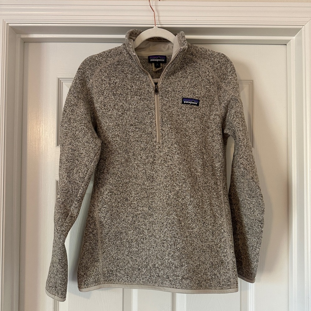 Patagonia Heathered Gray Fleece Pullover